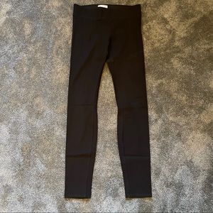 HELMUT LANG BLACK STRETCH LEGGINGS
